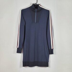 Athleta Dark Blue Sweatshirt Dress #92  Size XS